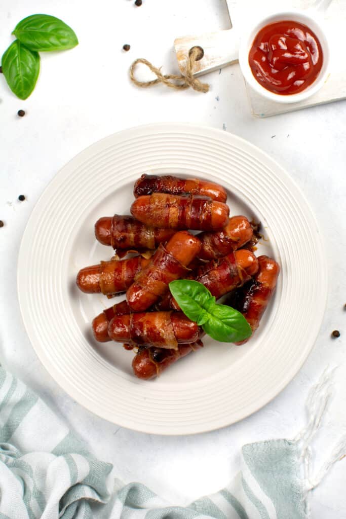 Bacon-Wrapped Smokies Without Brown Sugar - Foods Guy