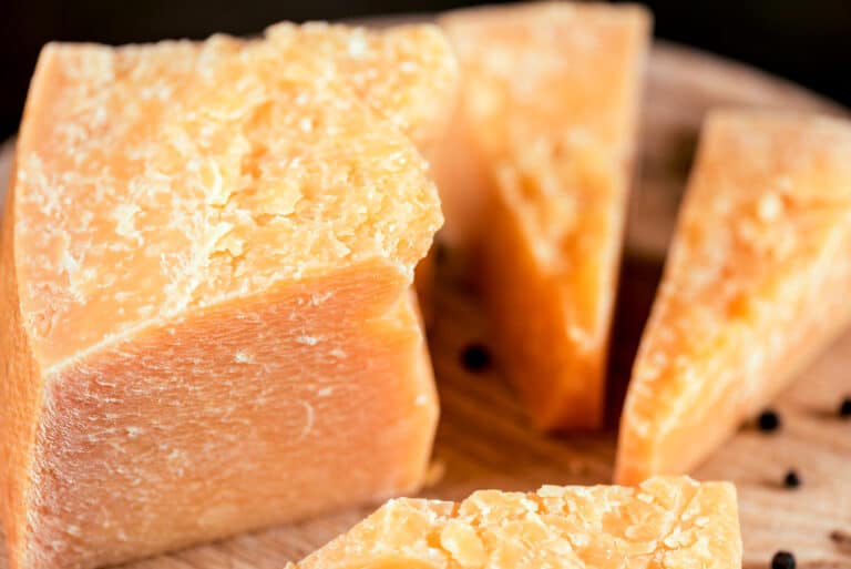 white spots on parmesan