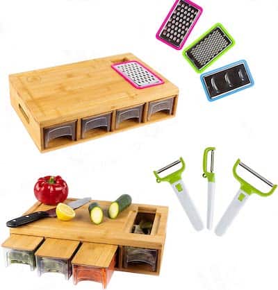 11 Best Cutting Boards With Containers Of 2024 11 Best Cutting Boards With Containers Of 2024