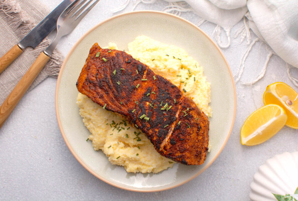 Salmon And Grits Foods Guy